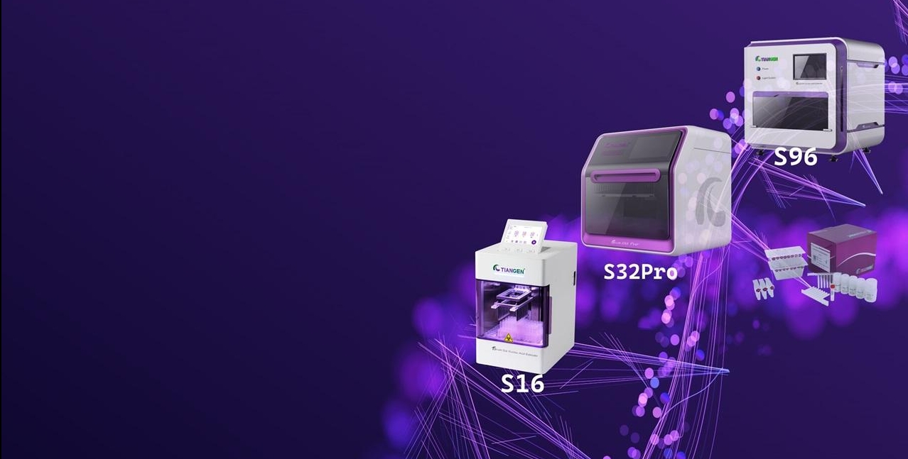 Automated extraction platform integrating instruments and reagents for nucleic acid extraction with 1–96 sample throughput