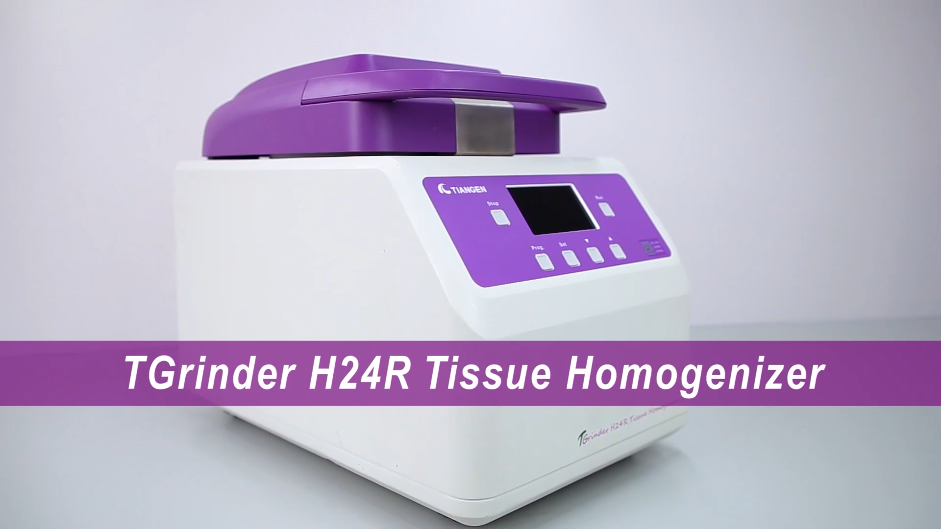 TGrinder H24R homogenizer operation demonstration for DNA RNA extraction